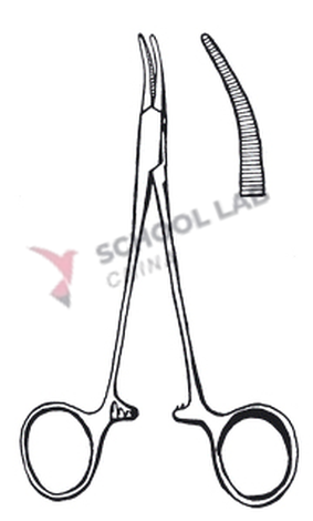 Forceps,artery,Halst-Mosq,125mm,cvd